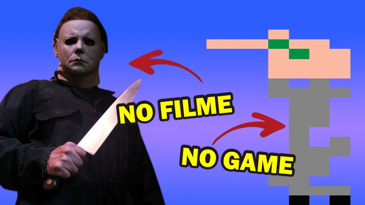 Um dos primeiros GAMES a adaptar FILMES DE TERROR foi HALLOWEEN - DV 455