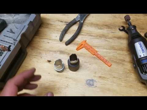 Pressing on a feed neck to an autococker body part 2: The press!