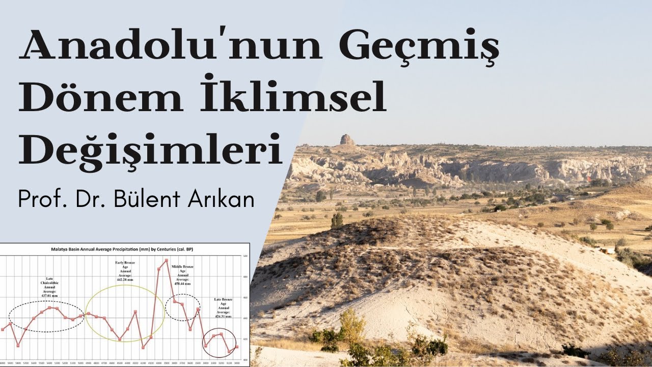 Anadolu'nun Geçmiş Dönem İklimsel Değişimleri I Prof. Dr. Bülent Arıkan