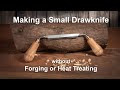 Making a Small Drawknife without Forging or Heat Treating