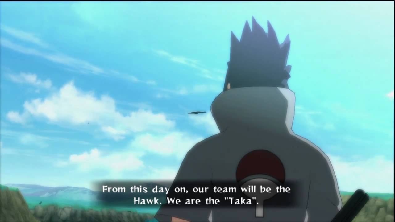 Naruto Ultimate Ninja Storm 2 Taka Formation Sasukes Mangekyou Sharingan Hd