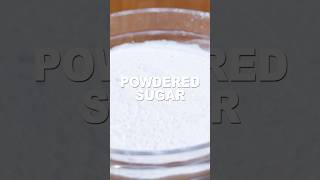 Homemade Powdered Sugar Recipe #shorts