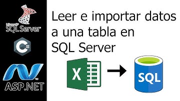 Como Importar Datos de Excel a SQL Server en C# ASP.NET - ✅ Código Fuente ✅