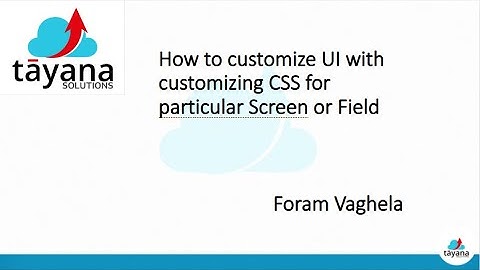 Customizing Acumatica UI for particular screens of fields