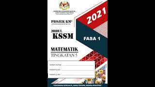 Modul KSSM Matematik Tingkatan 5 Fasa 1/ JPN Melaka