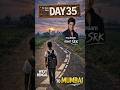 Day 35 | Walking From West Bengal To Mumbai To Meet Shah Rukh Khan 🚶#challenge #shorts #srk#mumbai