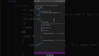 Logical Operator in JavaScript