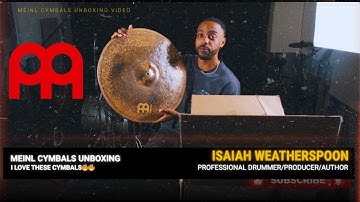 BRAND NEW MEINL CYMBALS UNBOXING | I