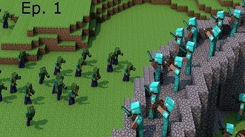 Minecraft Dwarf vs Zombie Ep 1