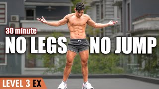 No Legs Bodyweight Workout | No Jump Lower Body Friendly [Level 3 EX] by Jordan Yeoh Fitness 229,867 views 10 months ago 33 minutes