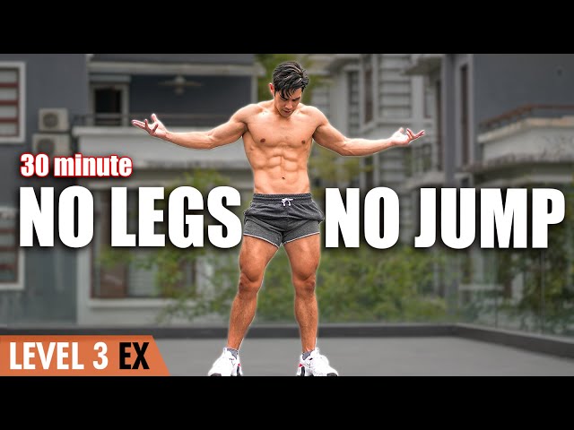 No Legs Bodyweight Workout | No Jump Lower Body Friendly [Level 3 EX] -  YouTube