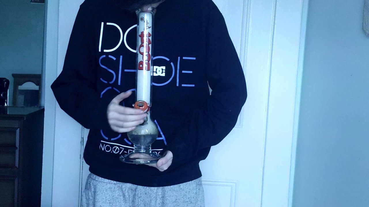 Hitting my Boost Bong