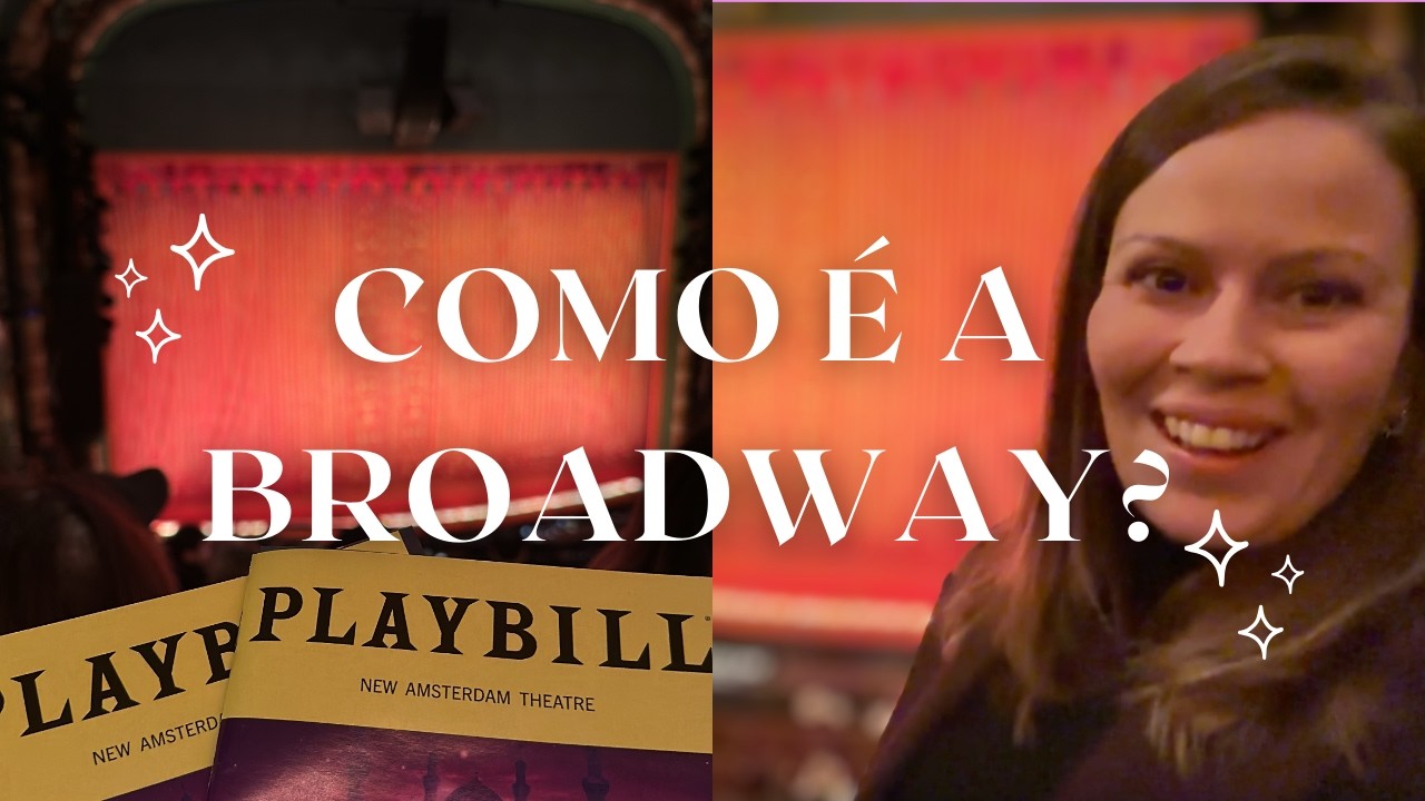 Como é assistir a um show na Broadway? 🎭✨ Minha experiência em NYC