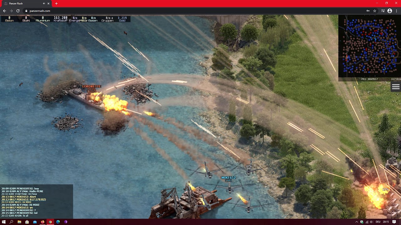 Panzer Rush Map 817 (Plasma Baseattack goes wrong, RXPLEG)