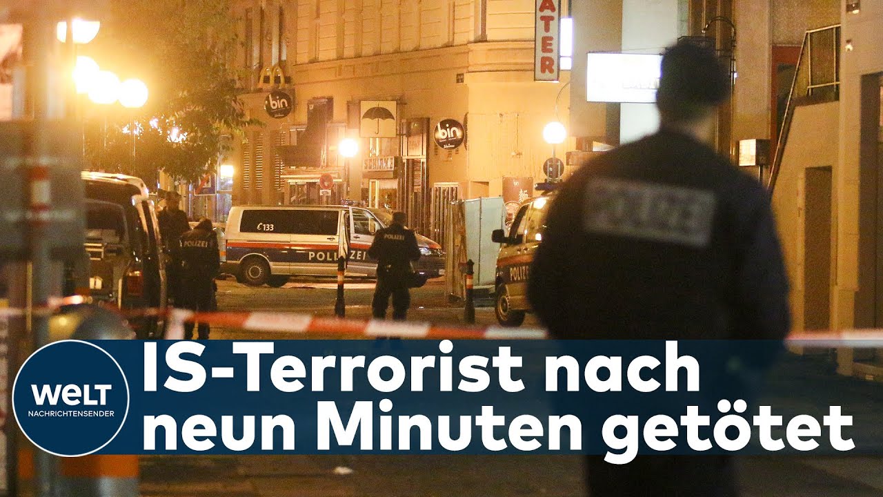 Terroranschlag in Wien: Hier wird der Terrorist abtransportiert