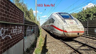 Unusual Speed On The High-Speed Line... Ice 4 Xl Flies Through Immensen-Arpke - Fly-By -