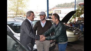 Başkan Vergili Kemal Oyman Sanayi Sitesi Esnaf Ziyaretlerine Devam Etti