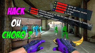 ME CHAMARAM DE HACK NO CSGO !! VERDADEIRO ou CHEAT ?