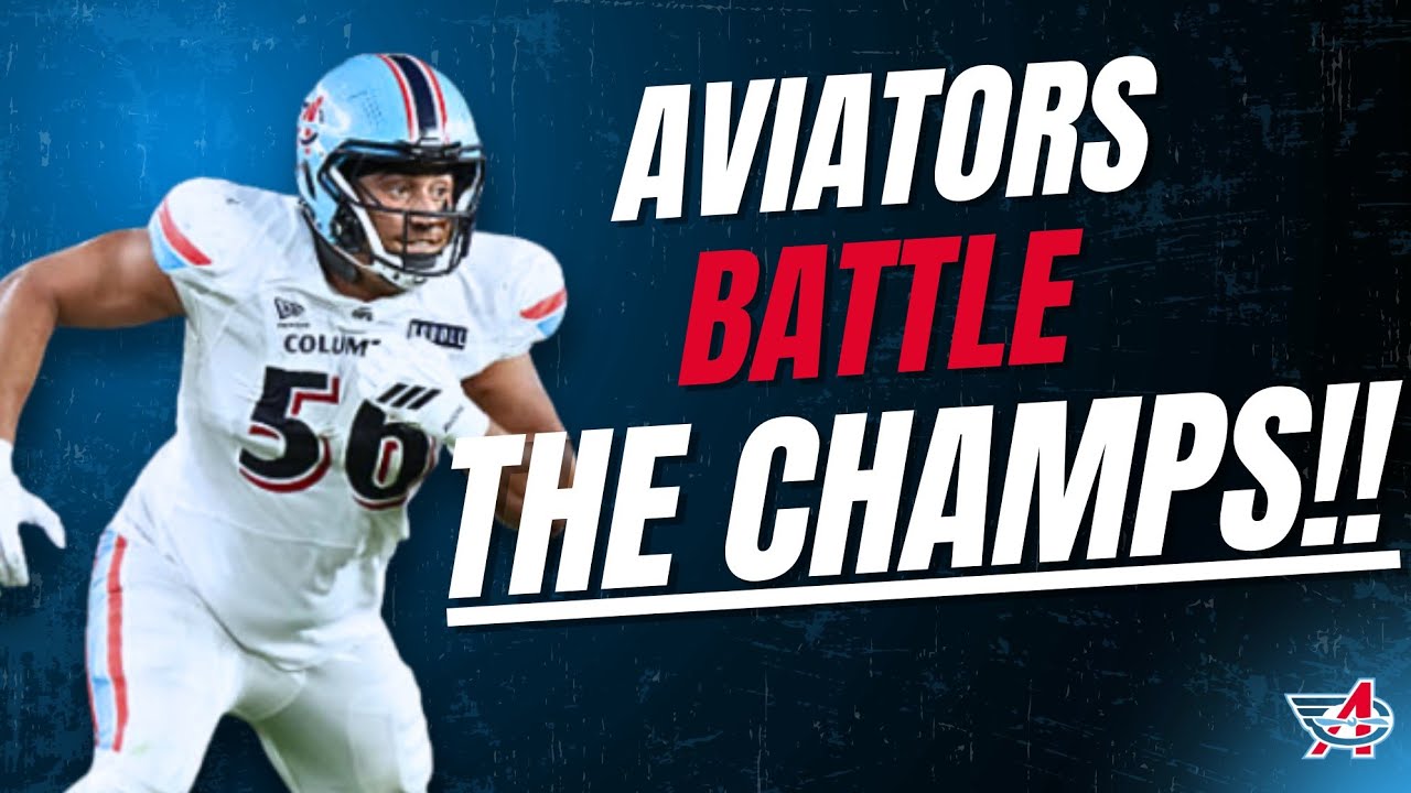Aviators take on the champs! Plus week 1 recap - UFL Take Flight S1E4