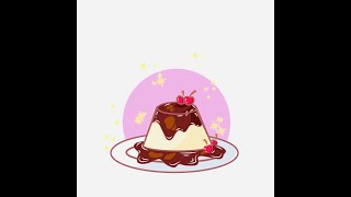 How To Draw Mouthwatering Cute Pudding 🍮 Dessert in Ibis Paint x App🍮 screenshot 2