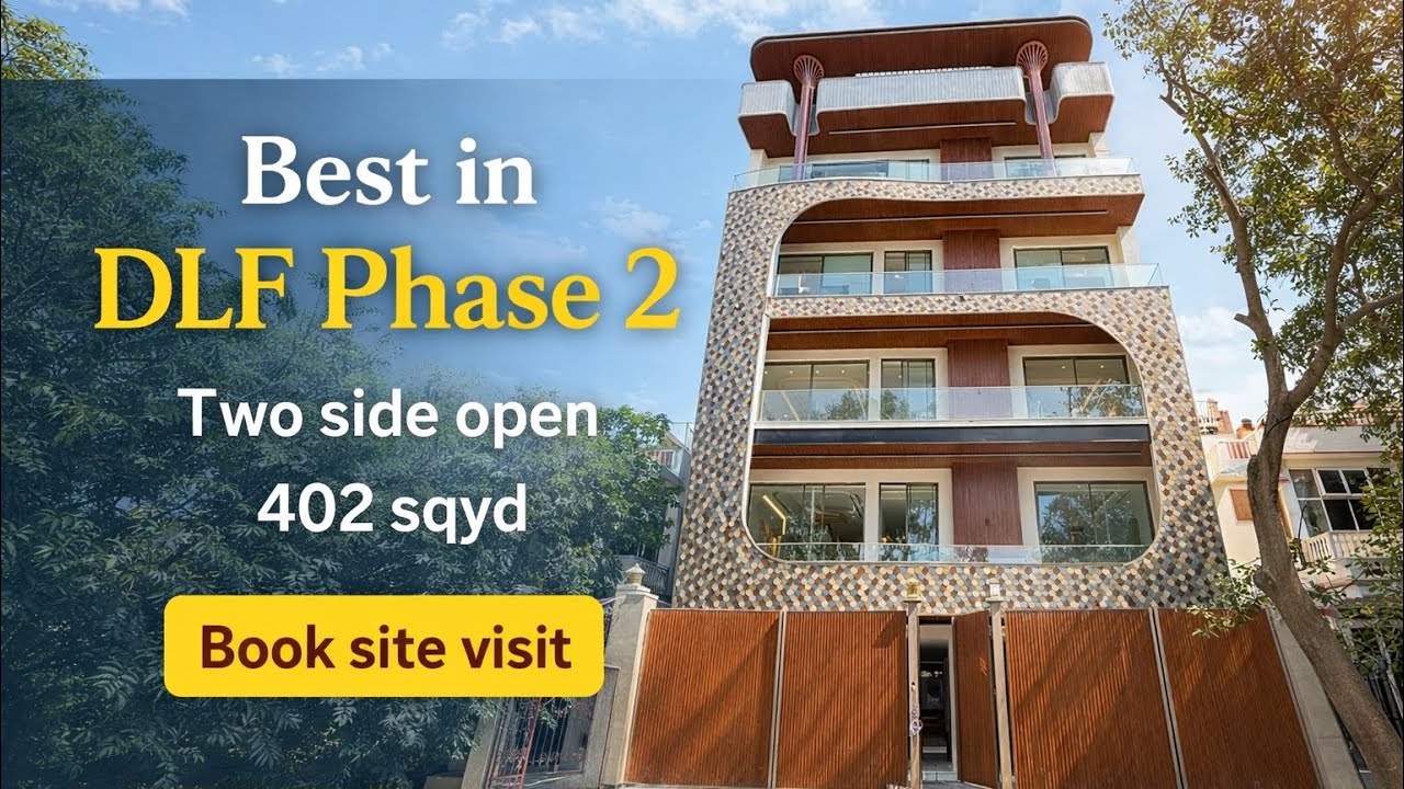 🏛️Luxury 2 Side open property in Dlf phase 2 | 4bhk | Bang on NH-8