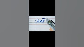 Chantal write ✍️ in beautiful cursive style #calligraphy #handwriting