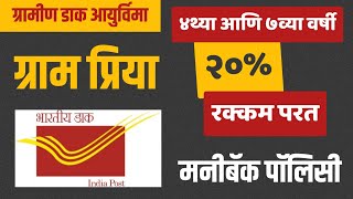 Gram Priya scheme in marathi | Gram Priya policy | rpli policy details in marathi