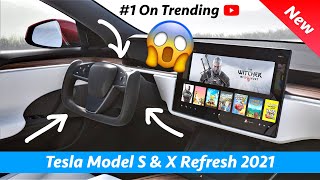 Tesla Model S & X Refresh 2021 | No transmission column? Do Tesla S Have A Transmission
