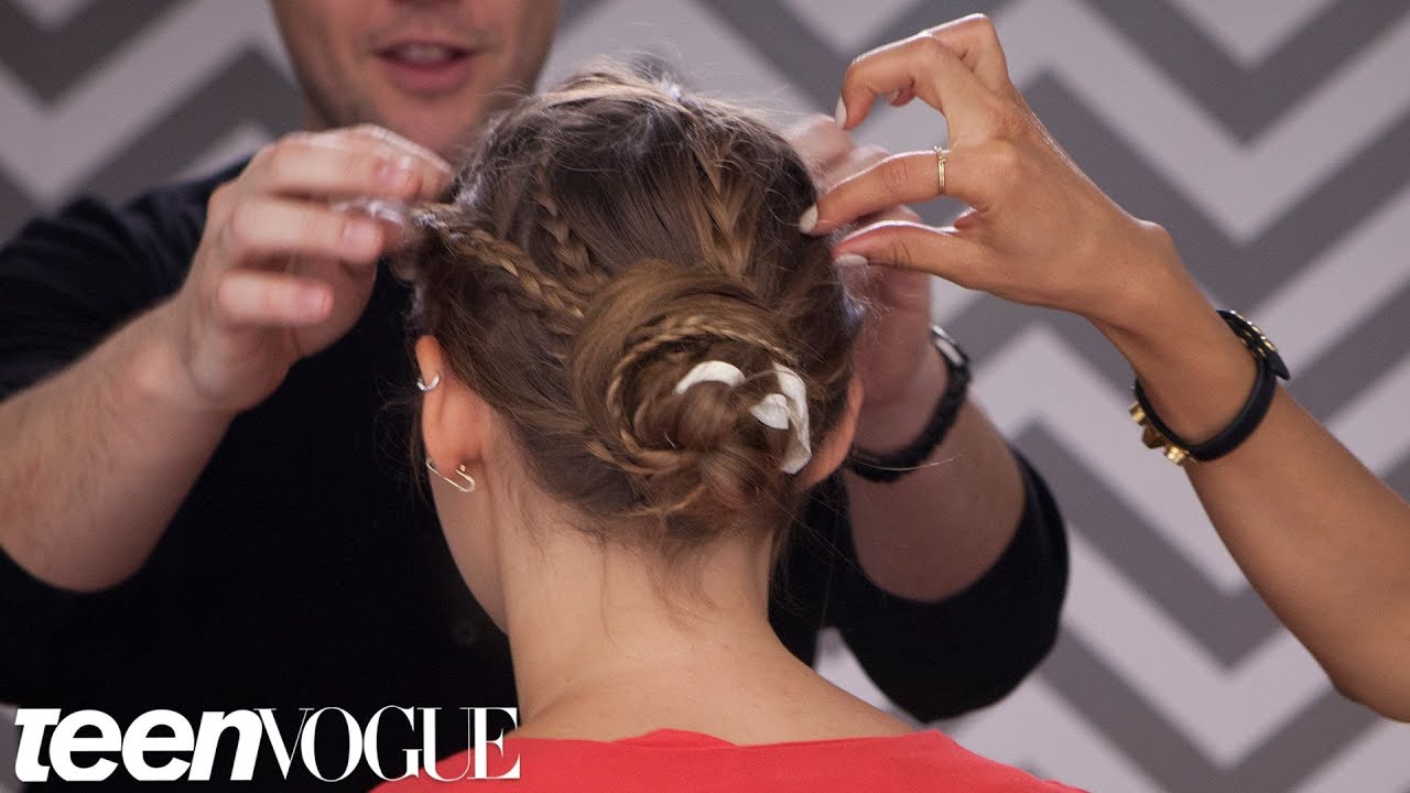 How to Create an Easy Braided Updo – 3 Steps to – Teen Vogue