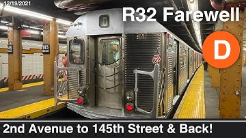 ᴴᴰ MTA NYC Subway: Riding the First R32 Retirement Run Train | 2 Av to 145 St (Round Trip)