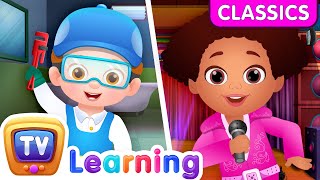 the jobs song professions nursery rhyme kids songs and learning videos for babies by chuchu tv