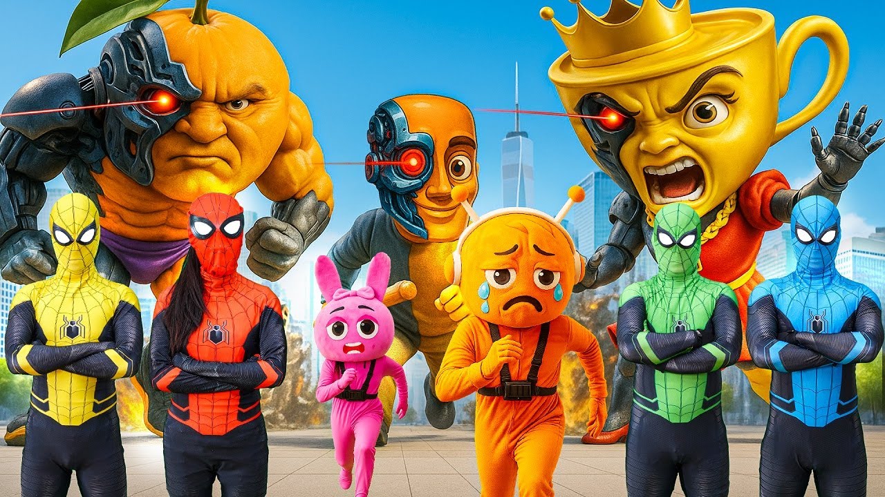 🕷️スパイダー軍団集結！ピンキー救出VSブレイノット宇宙軍
