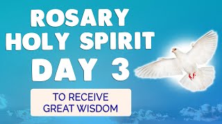 🙏 ROSARY HOLY SPIRIT Novena Day 3 🙏 Receive Great Wisdom