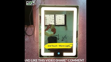 Vertical Mirror Triple Light With Dimmer Option (18x24 Inch) |@sparkglobalglass