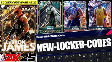 Hurry and Use the New Locker Codes for a Guaranteed Free Player! NBA 2K25 MyTeam