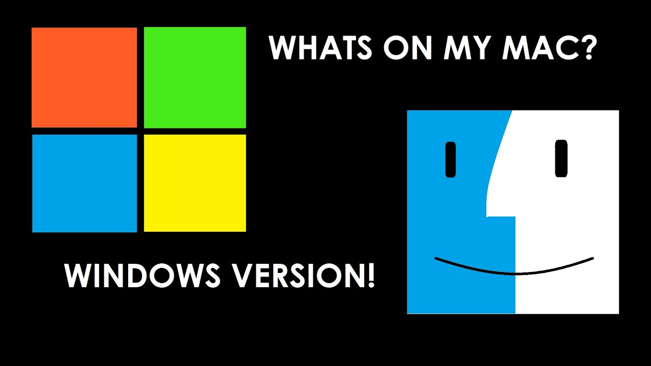 Whats on my Mac! (Windows Version) - YouTube