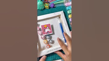 Let’s unbox numbers patterns painting 💕🦄🌸#art #painting #unicorn