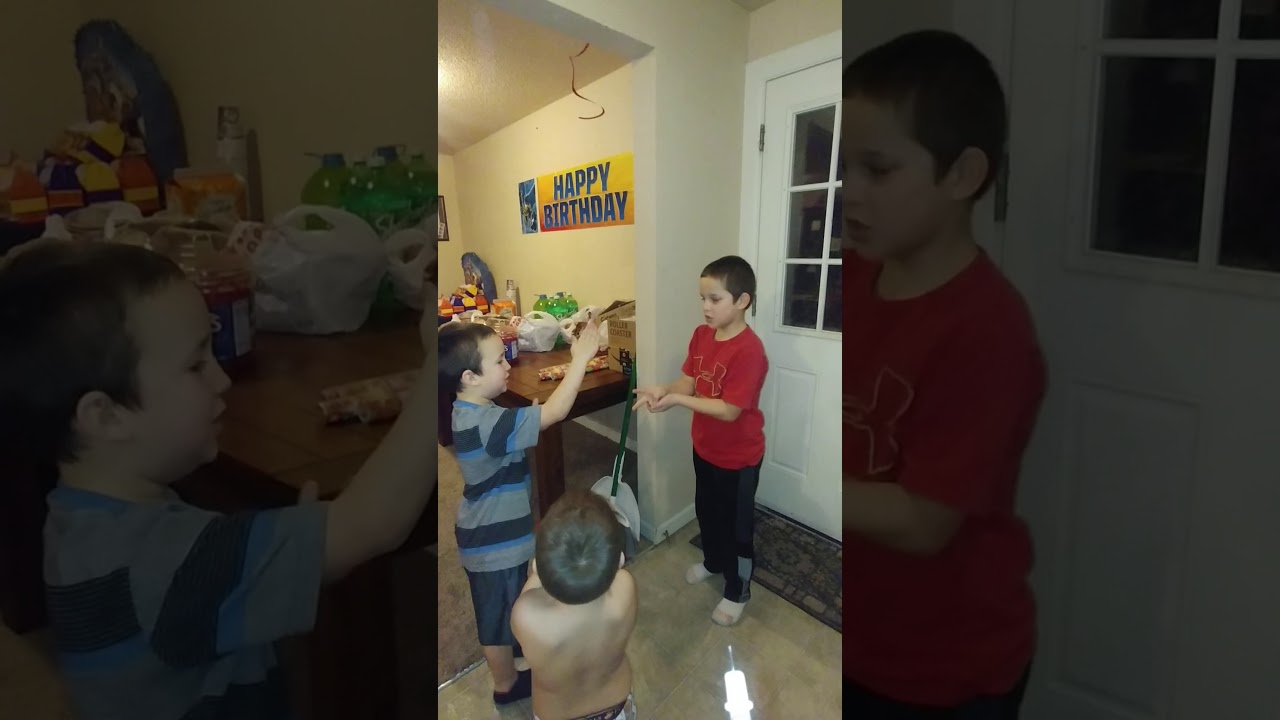 Isaiah was going to let me give him a flu shot...lolol - YouTube