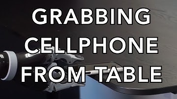 Jaco assistive Robot Arm: Grabbing a Cellphone