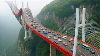 Chinas Impossible Suspension Bridge  Engineering Marvel