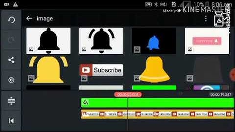 HOW TO MAKE A SUBSCRIBE BUTTON ANIMATION USING YOUR MOBILE KINEMASTER TUTORIAL