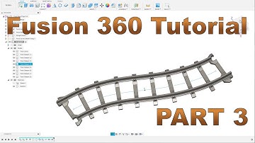 OS Railway Track Tutorial Fusion 360 Part 3 of 5