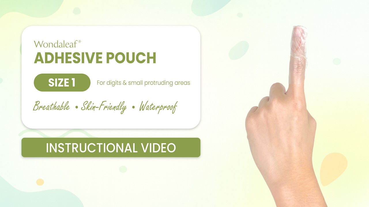 Official Application Guide | Wondaleaf Adhesive Pouch – Size 1