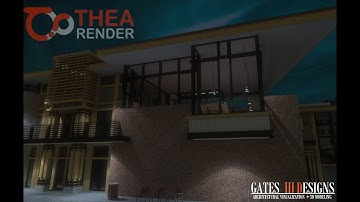 Thea Render Tutorial - Night Rendering Lighting