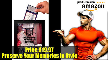 Buy 8x10 Memento Frame - Large 4 Slot on Top of Frame - Memory Storage for Any Size Tickets.