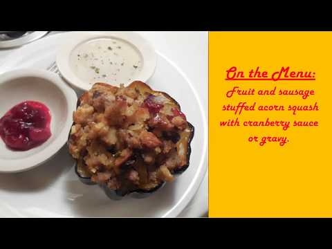 ~ stuffed acorn squash for one or two ~