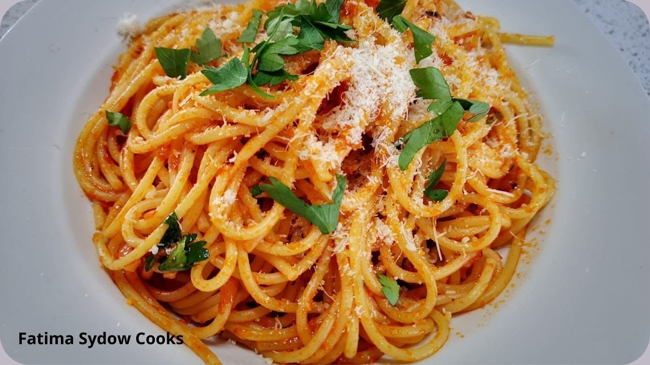 Tomato Spaghetti with cheese. So easy so delicious 🍅🧀🍝 YouTube