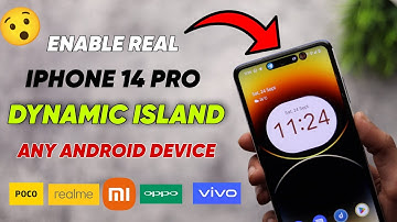 😯100% Real IPhone 14 Pro Dynamic Island Enable Any Android Device