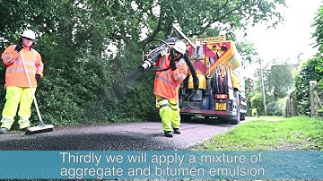 Velocity road patcher in action