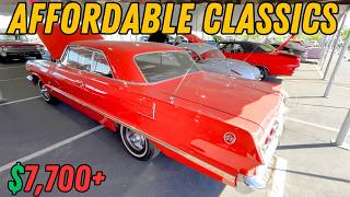 AFFORDABLE Classic Cars for Sale at the 2026 Glendale Mecum Auction | Classic Car Prices